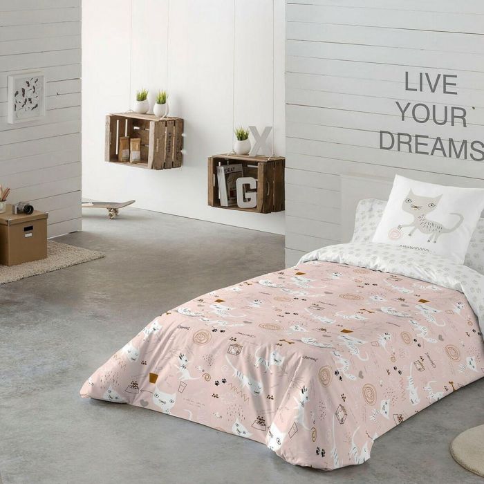 Funda Nórdica Panzup Cats Cama de 150/160 (240 x 220 cm) 4 Funda Nórdica Panzup Cats Cama de 150/160 (240 x 220 cm) 4