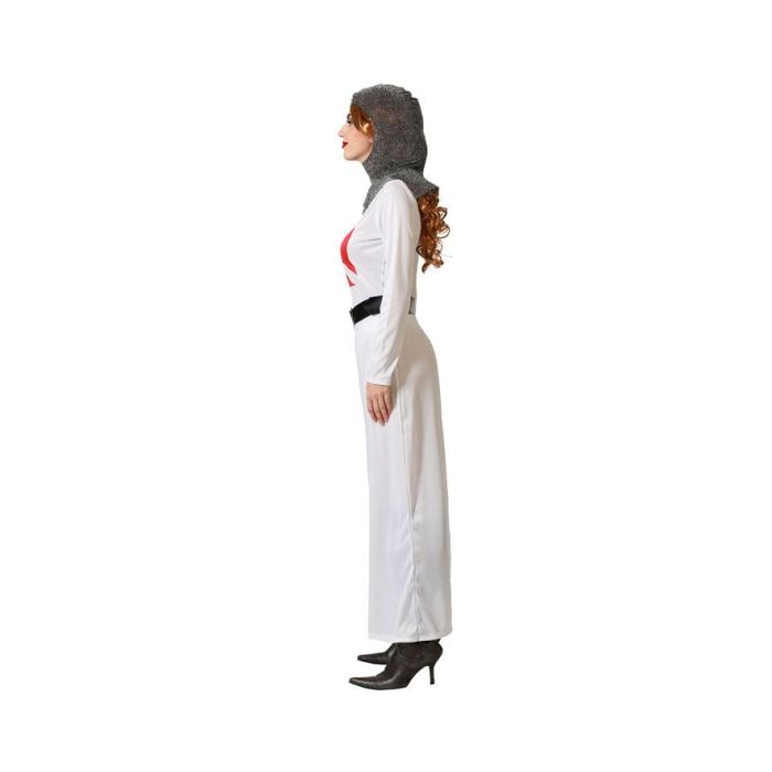Disfraz Caballero Cruzadas Blanco Mujer Adulto XL 1 Disfraz Caballero Cruzadas Blanco Mujer Adulto XL 1