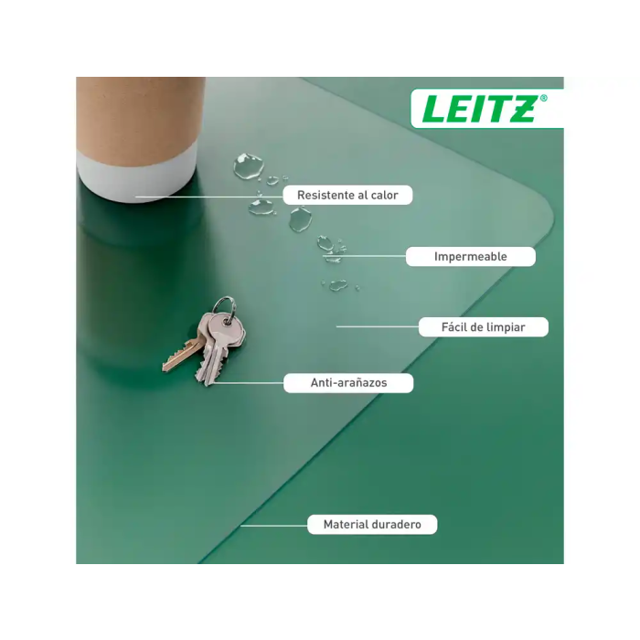 Leitz Alfombrilla de Escritorio Transparente 70x36 cm 4
