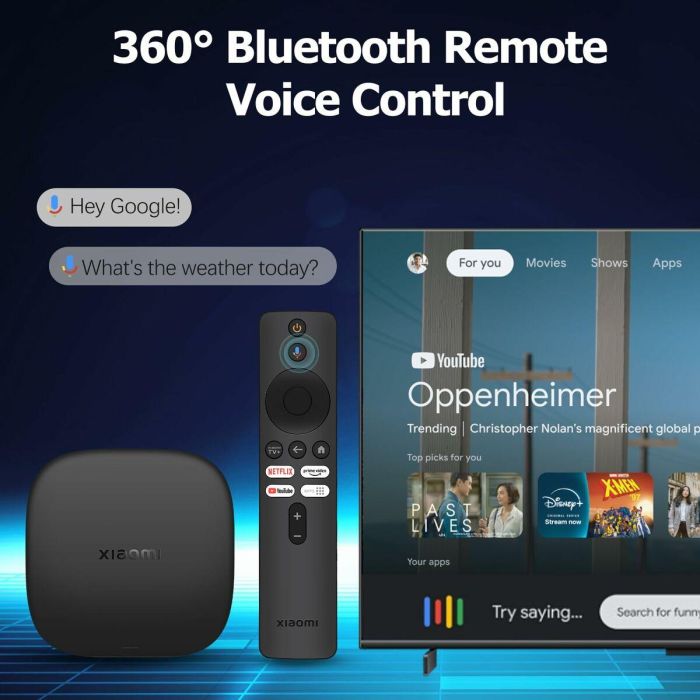 Xiaomi TV Box S (3rd Gen) 4K Ultra HD Android TV 32GB Wi-Fi 6 Doble Banda 2GB RAM Procesador 2.5GHz Cortex-A55 Negro 3 Xiaomi TV Box S (3rd Gen) 4K Ultra HD Android TV 32GB Wi-Fi 6 Doble Banda 2GB RAM Procesador 2.5GHz Cortex-A55 Negro 3