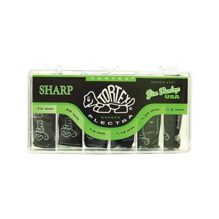 Dunlop Caja 216 Unidades / 5 Medidas Púas de Guitarra