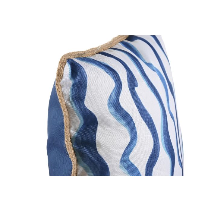 Cojin Terraza Y Jardin DKD Home Decor Azul Blanco 45 x 45 cm 1 Cojin Terraza Y Jardin DKD Home Decor Azul Blanco 45 x 45 cm 1