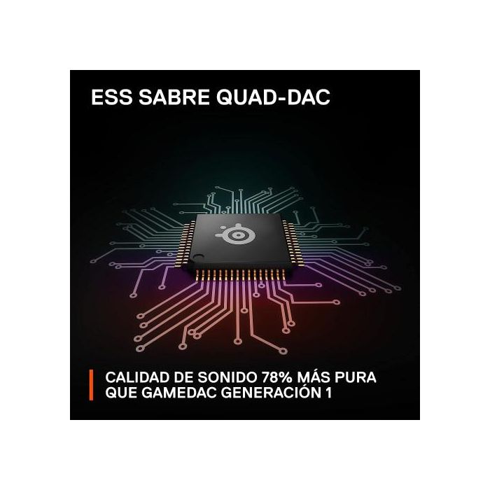 Amplificador de Sonido Intraauricular con Accesorios SteelSeries GameDAC Gen 2