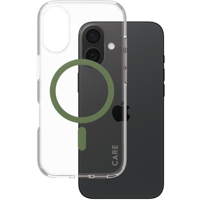 PanzerGlass CARE Case Flagship Green MagSafe iPhone 16