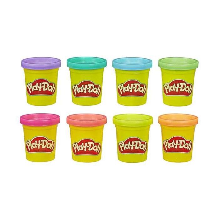 Plastilina playdoh pack 8 botes - modelos surtidos 0 Plastilina playdoh pack 8 botes - modelos surtidos 0