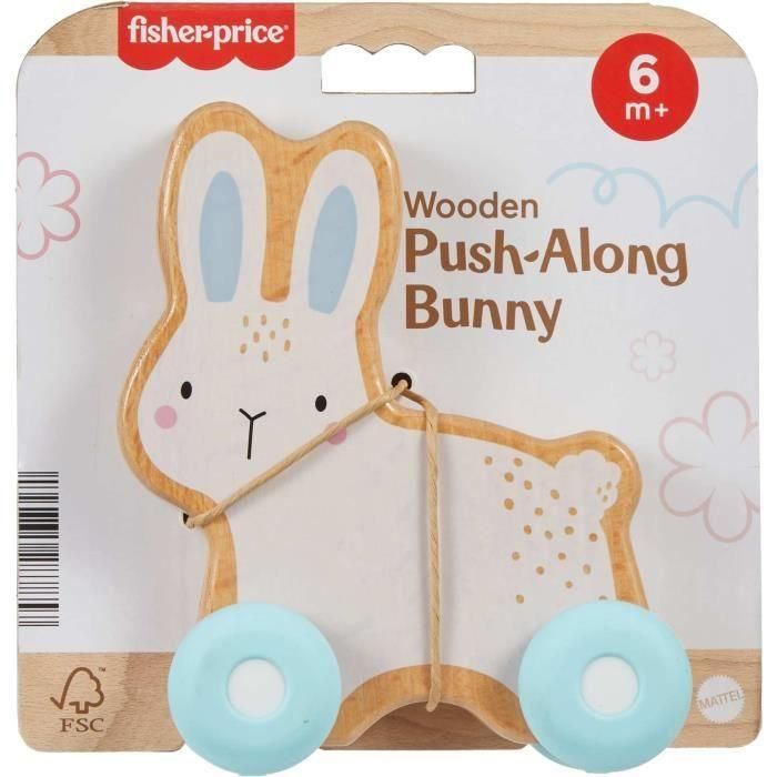 Fisher Price Matjdm52 Conejo de Madera para Empujar 3 Fisher Price Matjdm52 Conejo de Madera para Empujar 3