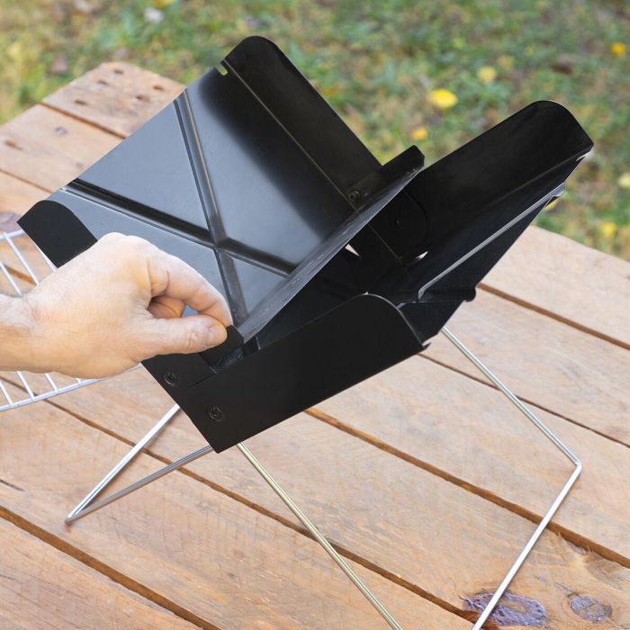 Mini Barbacoa Plegable Portátil para Carbón Foldecue InnovaGoods 5 Mini Barbacoa Plegable Portátil para Carbón Foldecue InnovaGoods 5