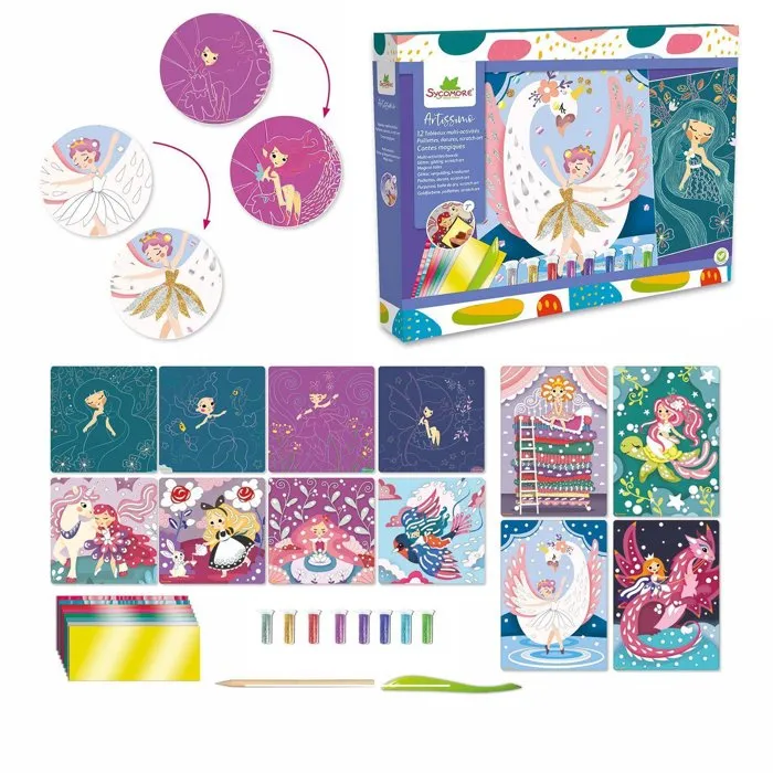 Sycomore SYC3700143945813 12 actividades múltiples Magic Tales Multicolores 1
