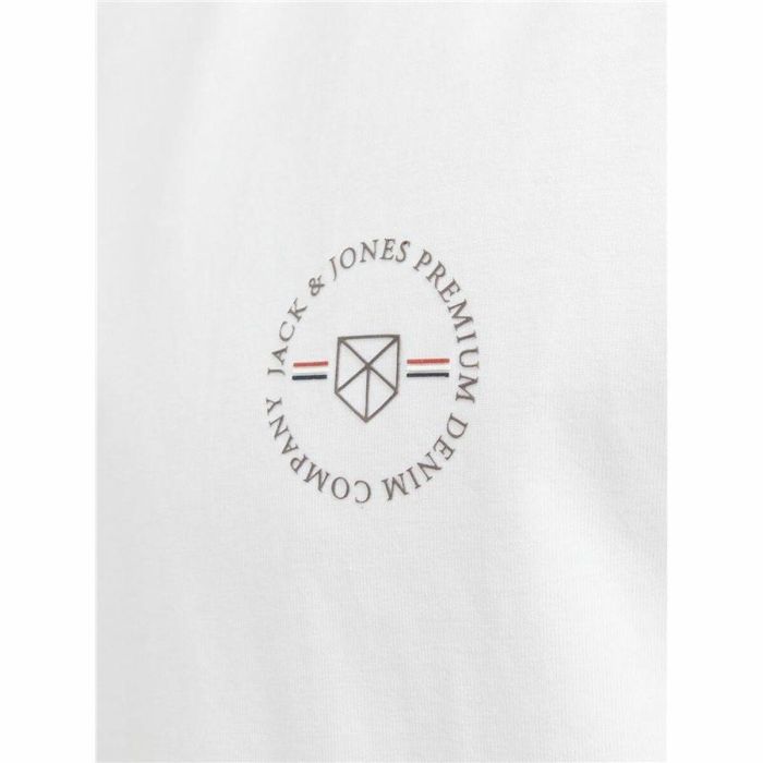 Camiseta de Manga Corta Hombre Jack & Jones lushield Blanco Hombre 1 Camiseta de Manga Corta Hombre Jack & Jones lushield Blanco Hombre 1