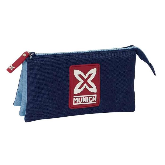 Bolso Escolar Portatodo Safta Triple Munich Royal 120x220x30 mm Bolso Escolar Portatodo Safta Triple Munich Royal 120x220x30 mm