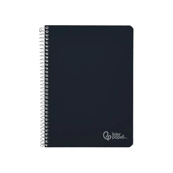 Liderpapel Cuaderno Espiral A4 Witty Tapa Dura 80 Hojas 90gr Pauta 2,5mm Con Margen Negro 1