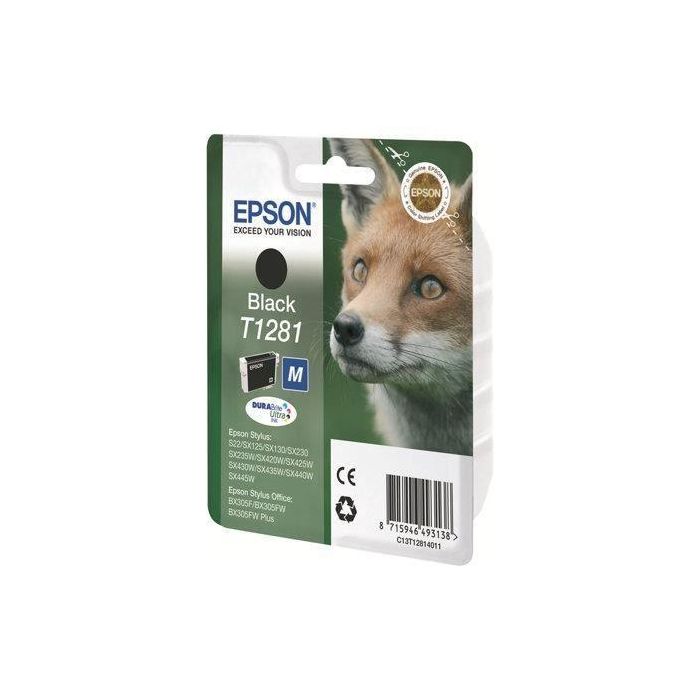 Epson T1281 Ink-jet Stylus S22 / SX125 Negro - 170 páginas 0 Epson T1281 Ink-jet Stylus S22 / SX125 Negro - 170 páginas 0