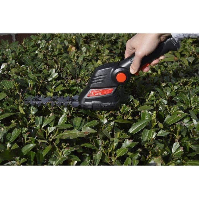 GARDEN TECHNIC Tijeras de Jardín 2 en 1 Litio 3.6V 1300mAh Corte 8mm (Jardín) / 70mm (Césped) Autonomía 40min con 2 Cuchillas y USB 3 GARDEN TECHNIC Tijeras de Jardín 2 en 1 Litio 3.6V 1300mAh Corte 8mm (Jardín) / 70mm (Césped) Autonomía 40min con 2 Cuchillas y USB 3