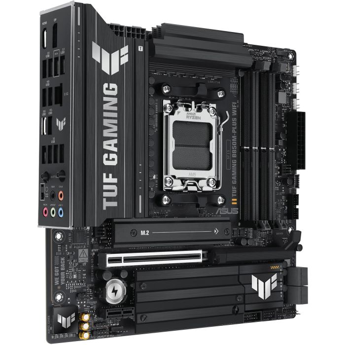 Asus TUF GAMING B850M-PLUS WiFi 90MB1IY0-M0EAY0 Placa Base Micro ATX Socket AM5 DDR5 PCIe 5.0 para AMD Ryzen 5