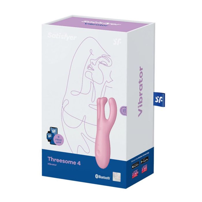 Satisfyer Threesome 4 vibrador rosa Satisfyer Threesome 4 vibrador rosa
