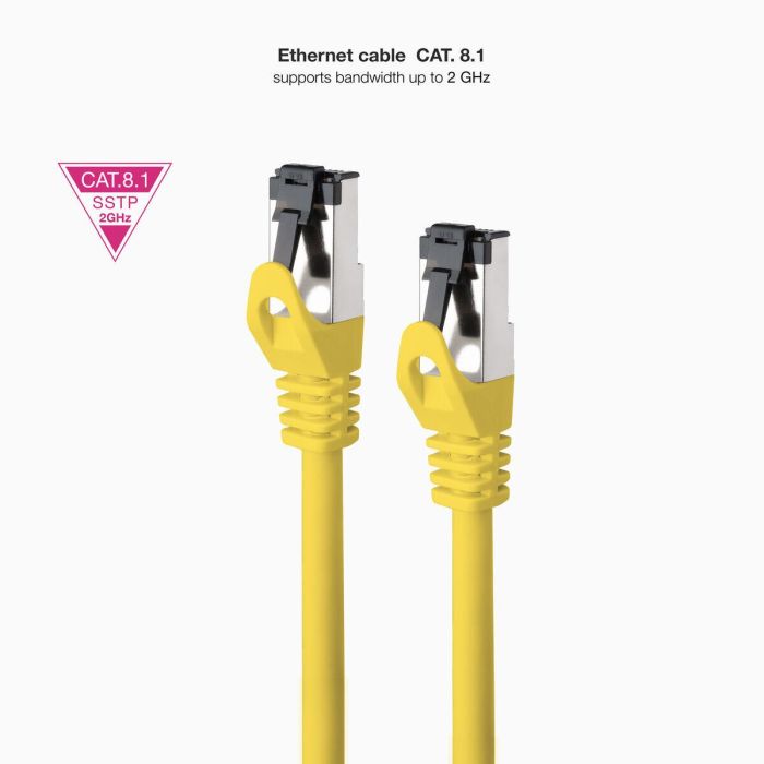 Cable USB NANOCABLE 10.20.2002-Y Amarillo 2 m 5