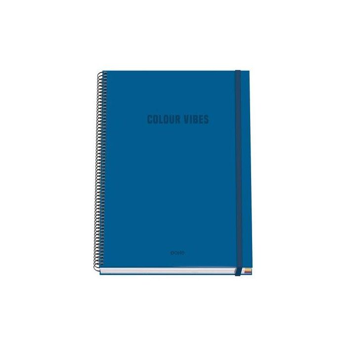 Bloc Dohe Colour Vibes Micro.Tapa Extra A4 100H 90Gr Cuadric.5X5 Azul