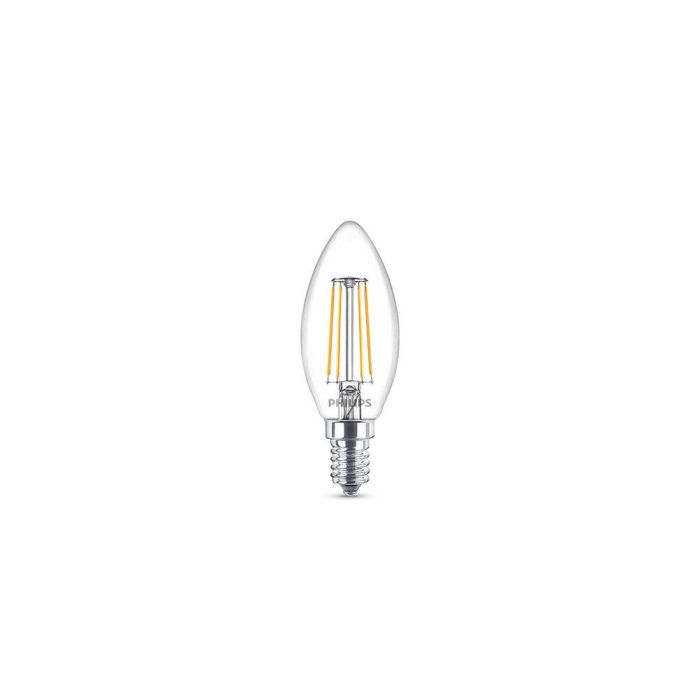 Pack 3 Bombilla LED Philips E14 B35 4.3W 470Lm 2700K [PH-8718699763817] 1