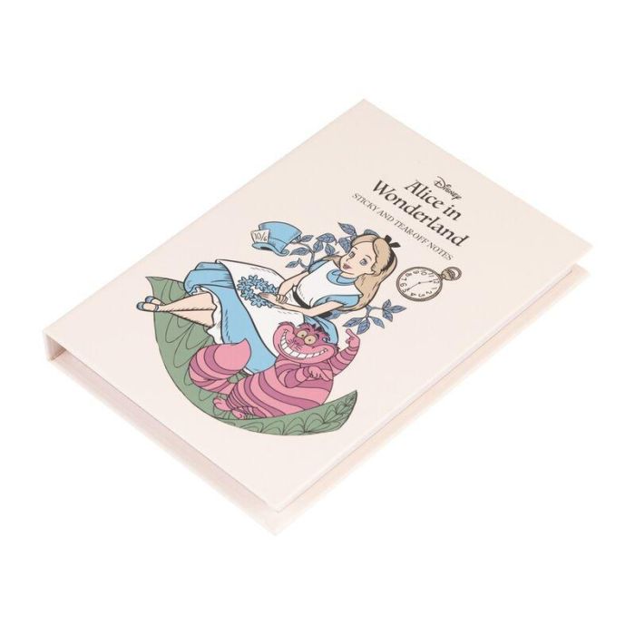 Cuaderno notas adhesivas Alicia en el Pais de las Maravillas Disney 1