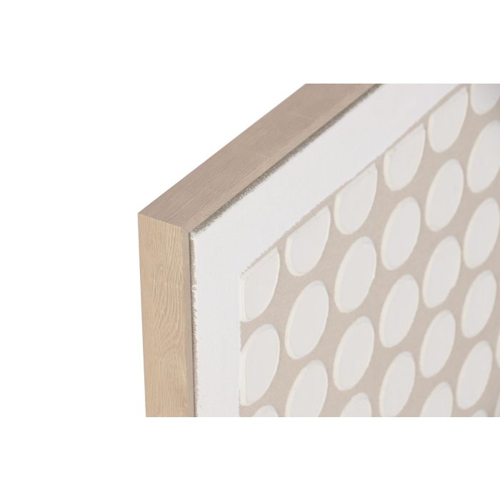 DKD Home Decor Cuadro Scandi Blanco Natural Lienzo MDF 52 x 52 x 2.8 cm (4 Unidades) DKD Home Decor Cuadro Scandi Blanco Natural Lienzo MDF 52 x 52 x 2.8 cm (4 Unidades)