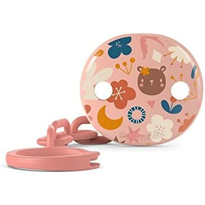 Suavinex Prints Broche Pinza Cadenita Ovalado Suavinex Prints Broche Pinza Cadenita Ovalado