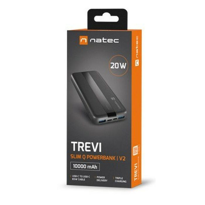 Powerbank Natec NPB-2294 Negro 10000 mAh 1
