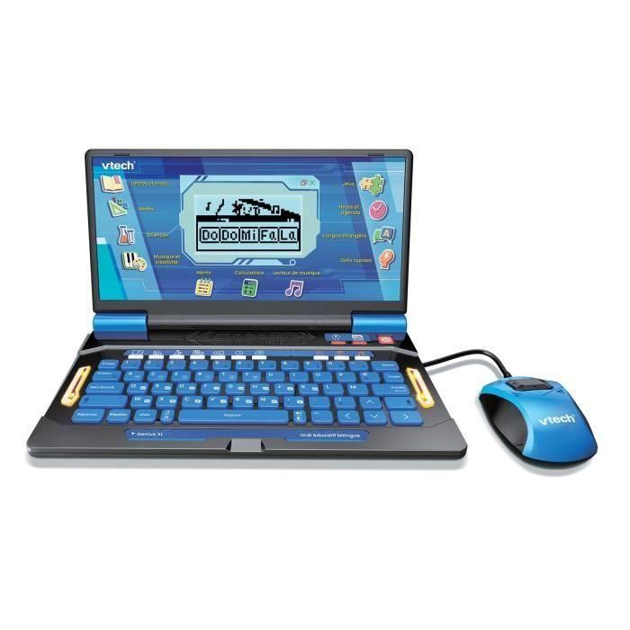 VTech VTE3417765812453 - Ordenador Educativo Bilingüe Genius XL Azul para Niños 3 VTech VTE3417765812453 - Ordenador Educativo Bilingüe Genius XL Azul para Niños 3