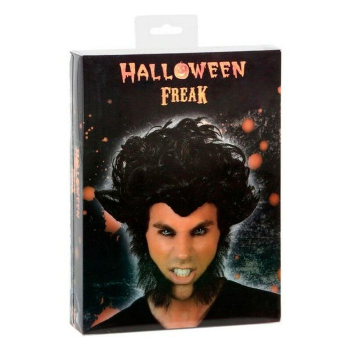 Peluca para Halloween 29625 Moreno 3 Peluca para Halloween 29625 Moreno 3