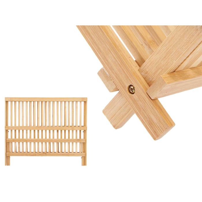Escurreplato Bambu 43X26,5X36,5Cm Kinvara (6 Unidades) 3 Escurreplato Bambu 43X26,5X36,5Cm Kinvara (6 Unidades) 3