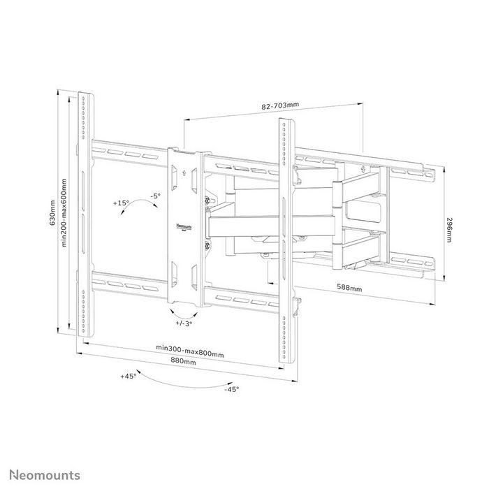 Soporte TV Neomounts WL40S-950BL18 55" 15 Soporte TV Neomounts WL40S-950BL18 55" 15