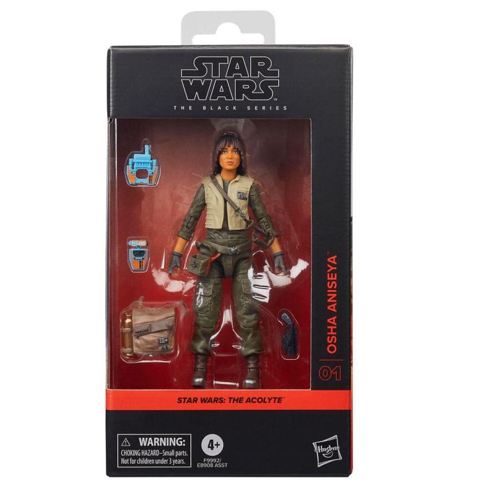 Hasbro Figura Osha Aniseya The Acolyte Star Wars 15cm Articulada Con Accesorios The Black Series