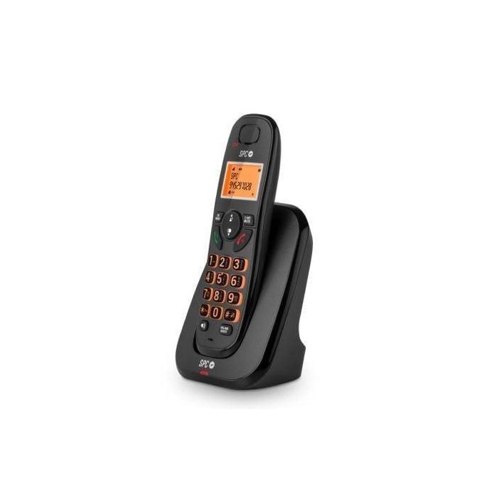 SPC 7331N Teléfono Inalámbrico Kairo Negro con Pantalla y Teclado Iluminados, Manos Libres, Bloqueo de Llamadas e Identificador 1 SPC 7331N Teléfono Inalámbrico Kairo Negro con Pantalla y Teclado Iluminados, Manos Libres, Bloqueo de Llamadas e Identificador 1