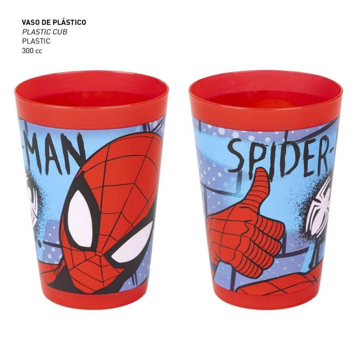 Set de Aseo Infantil para Viaje Spider-Man 4 Piezas Rojo 23 x 15 x 8 cm 5