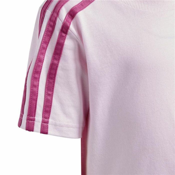 Conjunto Deportivo para Niños Adidas 3 Stripes Rosa 1 Conjunto Deportivo para Niños Adidas 3 Stripes Rosa 1