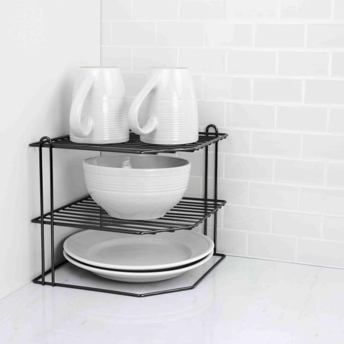 Rinconera de Cocina Confortime 22x22x22 cm Negro (8 Unidades) 5 Rinconera de Cocina Confortime 22x22x22 cm Negro (8 Unidades) 5