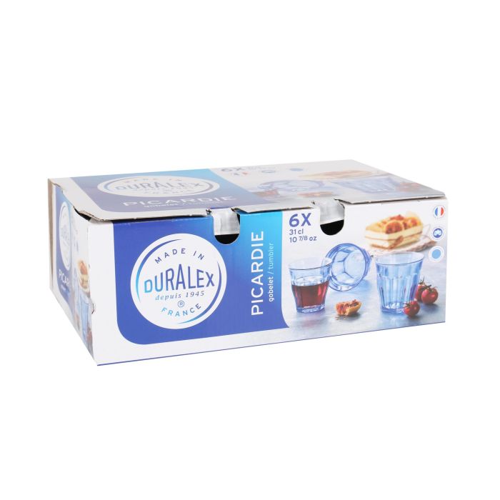 Duralex Set de 6 Vasos Picardie Marine 31 cl (8 Cajas) 5