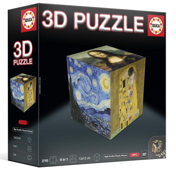 Puzzle 3D Cube Arte 20123 Educa 1