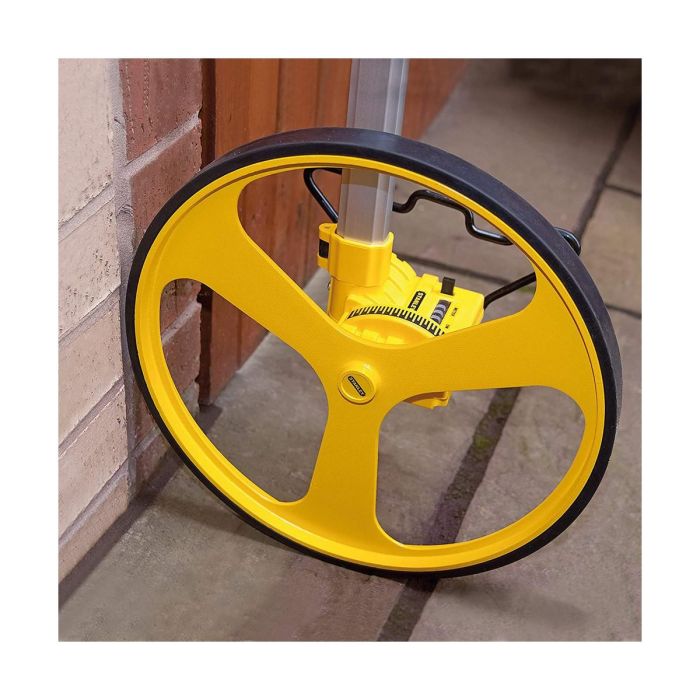 Stanley MW-40M 1-77-174 Topómetro Medidor de Distancia Rueda de 40m para Construcción y Topografía Amarillo/Gris 1