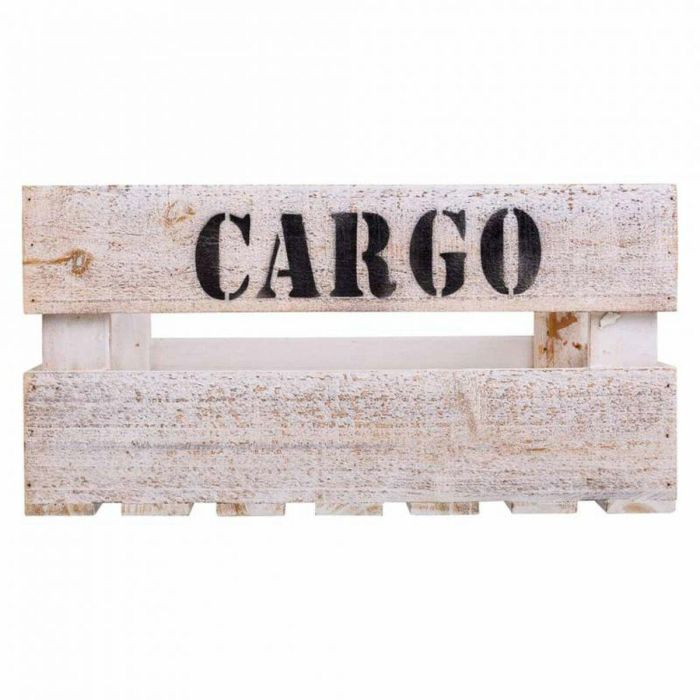 Cajas de almacenamiento Alexandra House Living CARGO Blanco Madera de abeto 24 x 19 x 38 cm 33 x 20 x 18 cm 28 x 15,5 x 17 cm 3 8