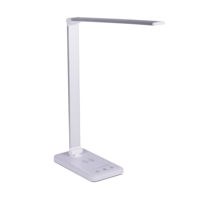 Lámpara de Mesa LED con Cargador Teléfono Inalámbrico 6W 420Lm CCT Regulable 0 Lámpara de Mesa LED con Cargador Teléfono Inalámbrico 6W 420Lm CCT Regulable 0