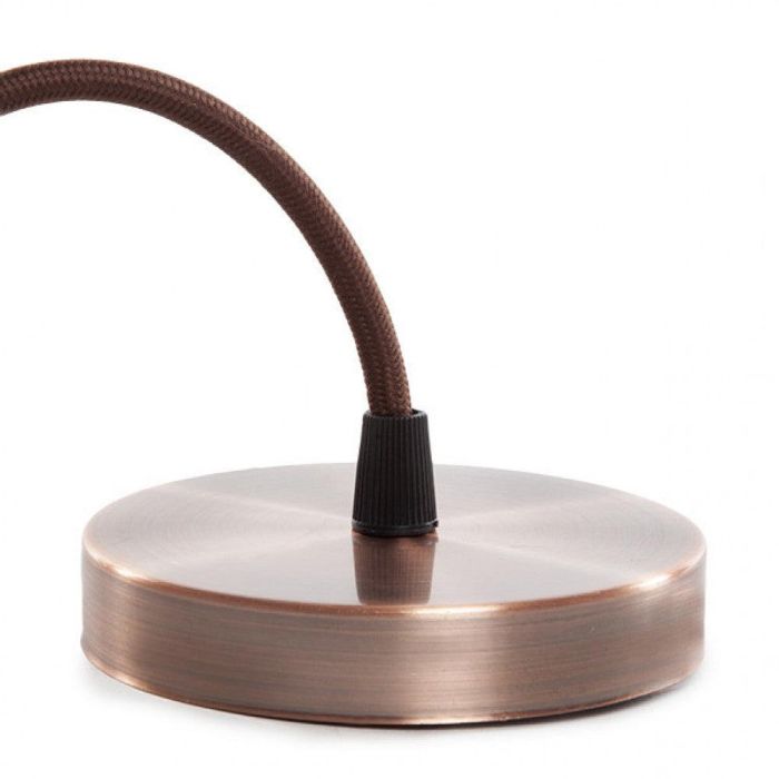 SC-MPL018 Lámpara Pendel E27 con Cable de Tela de 1000mm 0.75mm, Rosetón Metálico para Techo, Compatible Bombillas LED Filamento - Estilo Retro 2