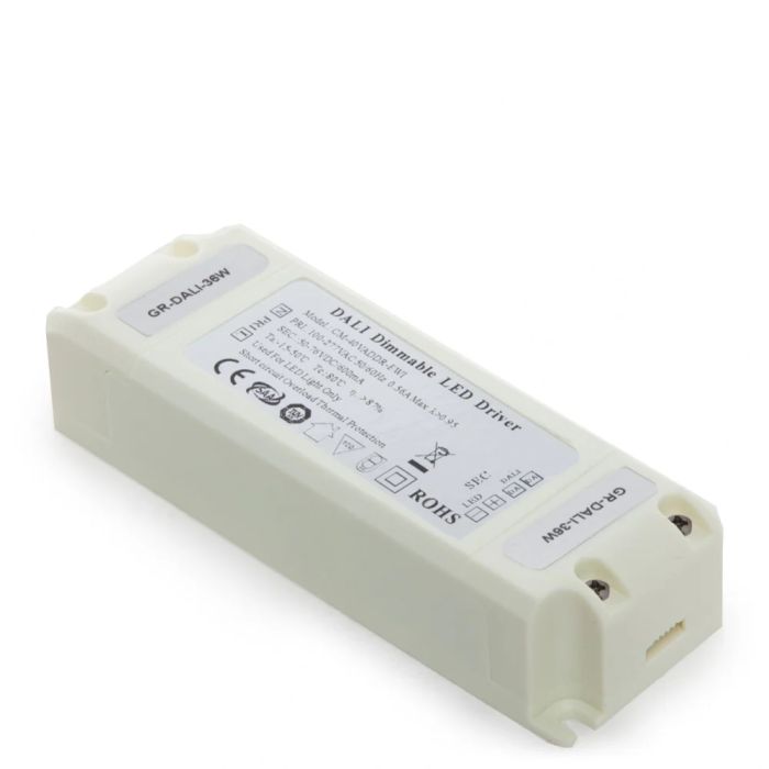 GR Driver CM-36VADDR-EMI Potencia 40W V Out 50-76VDC 600 mA Clase II DALI [GR-DALI-36W] 1
