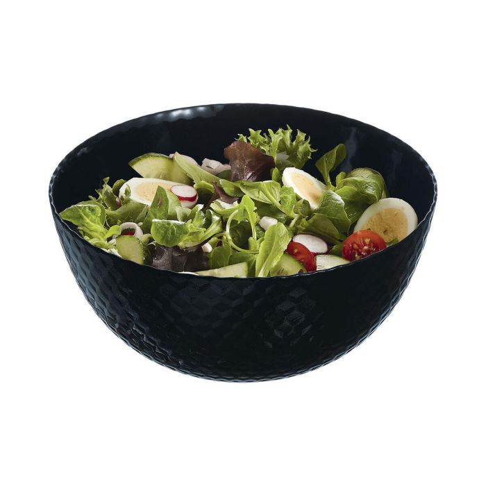 Ensaladera Luminarc Pampille Noir Negro Vidrio 24 cm 1