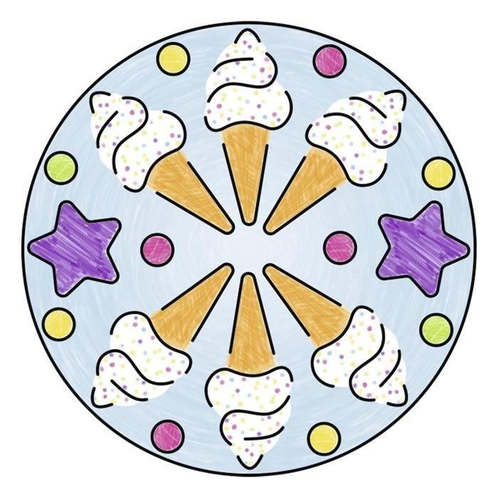 Ravensburger Mandala design Unicornio, Set de Dibujo y Coloreo Famosos Mandalas con Temática de Unicornios para Niñas, Edad Recomendada 6+ años 2