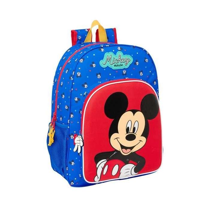 Safta Mochila adapt.carro Mickey Mouse "Good Day" 33x42x14cm 0 Safta Mochila adapt.carro Mickey Mouse "Good Day" 33x42x14cm 0