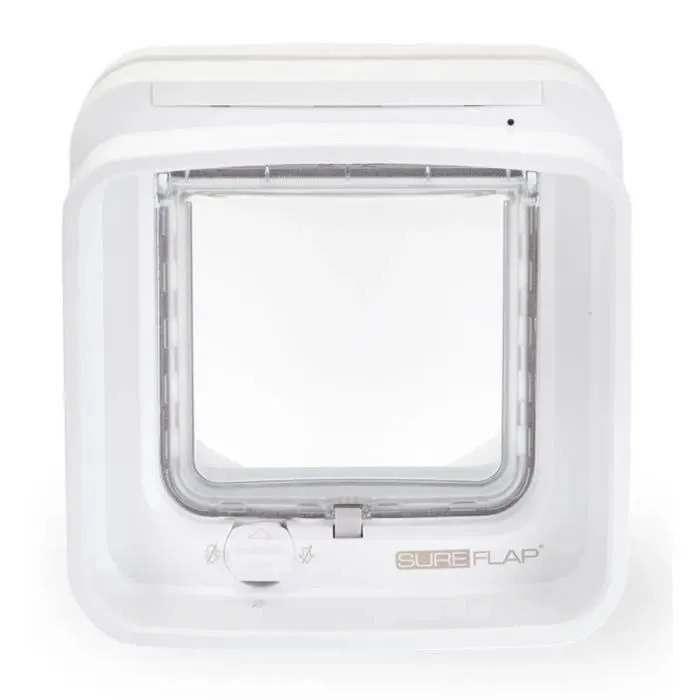 Sureflap DualScan Chatiere con Chip Electrónico Blanco para Varios Animales y Control de Acceso 4