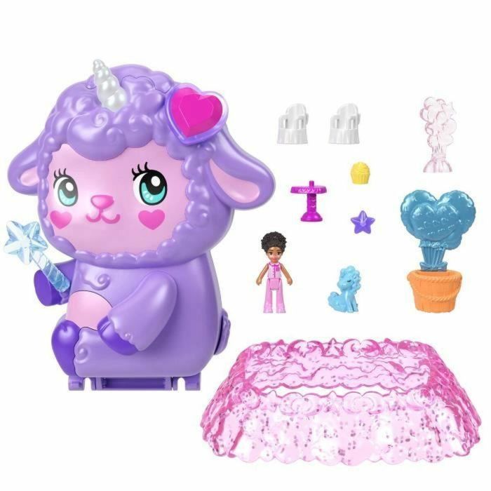 Polly Pocket Set Dreamland Minifigura y unicornio JCB15 5 Polly Pocket Set Dreamland Minifigura y unicornio JCB15 5