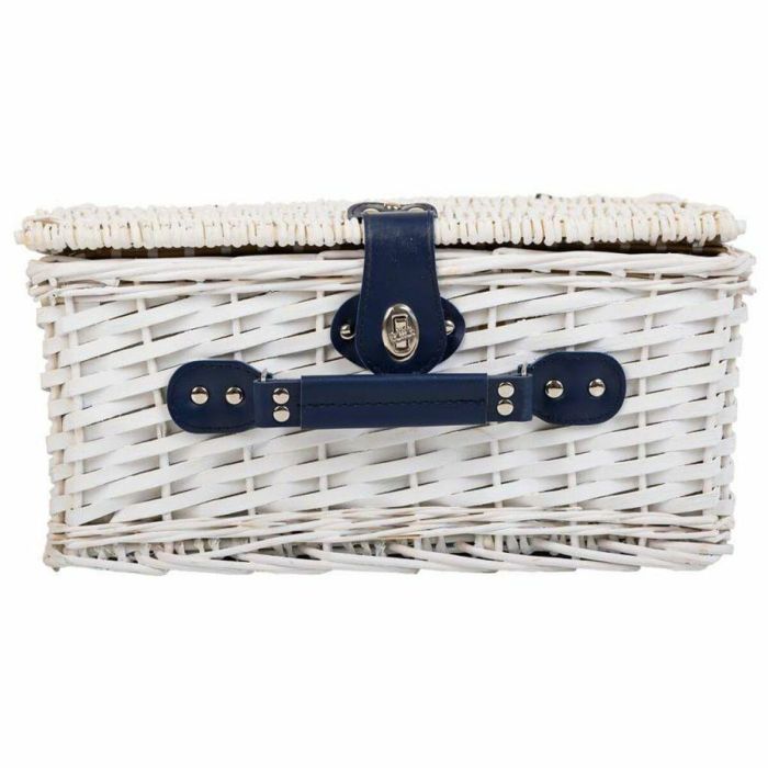 Cesta de Picnic Alexandra House Living Blanco Mimbre 7