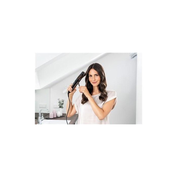 Beurer Plancha de Cabello HS-100 con Función Iónica, Calentamiento Rápido 12s, para Alisar y Ondular, Estilo Profesional 3