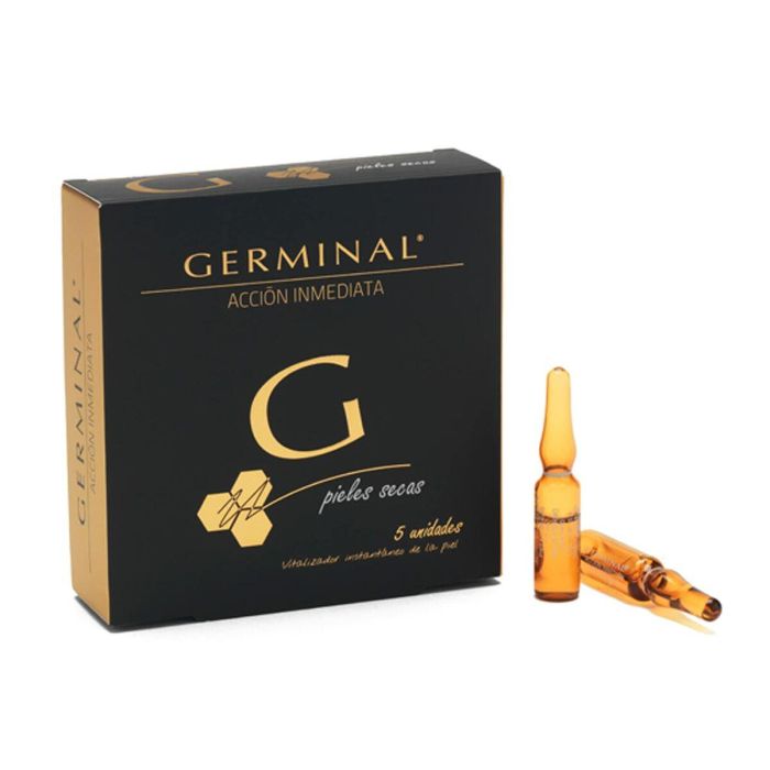 Germinal Acción Inmediata Ampollas Faciales Hidratantes y Reafirmantes con Efecto Lifting Flash para Piel Seca y Madura 5 x 1,5 ml 0 Germinal Acción Inmediata Ampollas Faciales Hidratantes y Reafirmantes con Efecto Lifting Flash para Piel Seca y Madura 5 x 1,5 ml 0